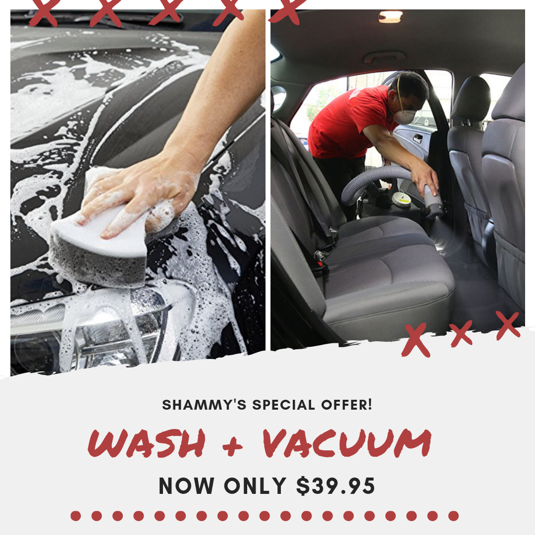 WASH + VACUUM Shammy's Auto Detailing
